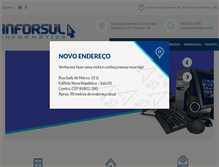 Tablet Screenshot of inforsul.com.br